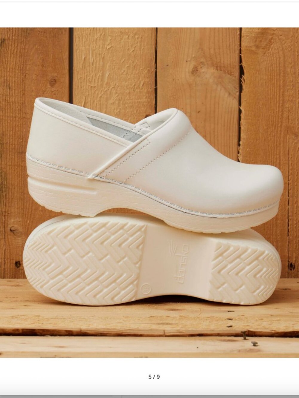 Dansko Professional White Clogs Wide